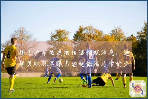 梅总卢布被更换传递糟糕消息，迪拜男双冠军曝光拒绝撤离方案的无奈真相